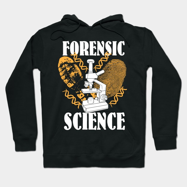 FORENSIC SCIENCE Crime Hoodie by Lomitasu